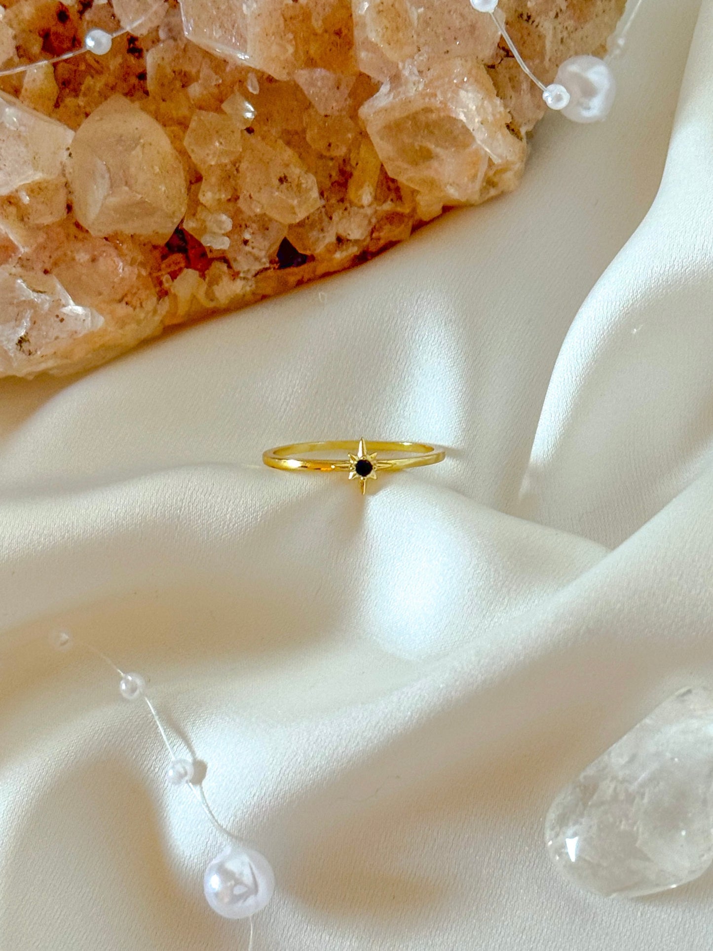 The Celestial Gold Star Ring