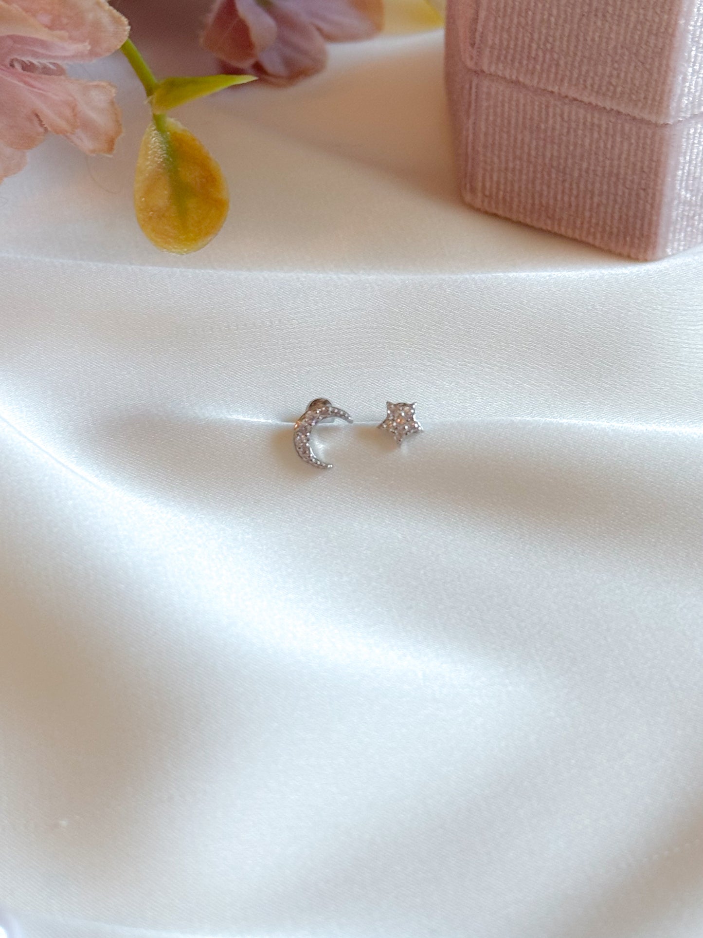 The Moon & The Stars Studs