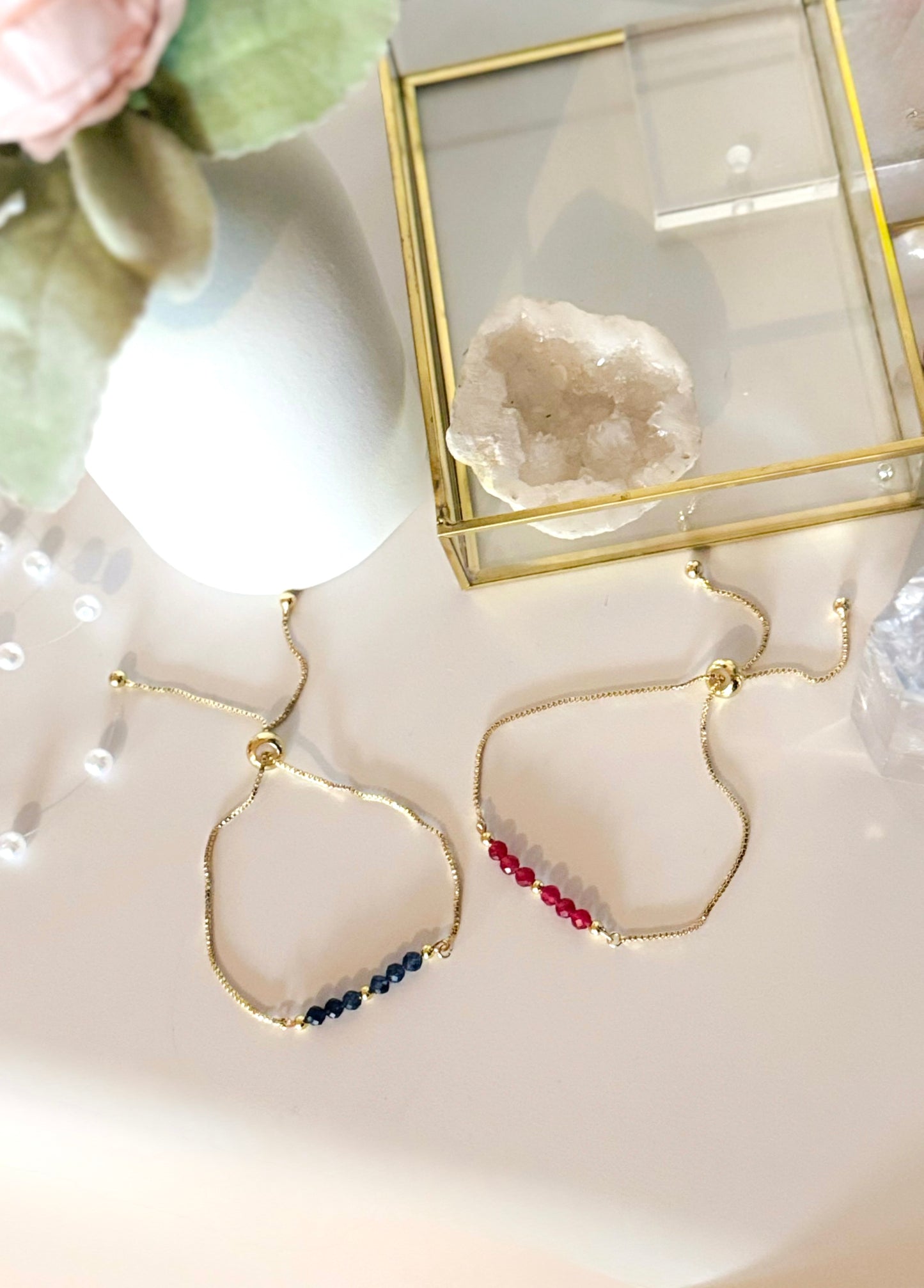 The Birthstone Gold Minimalist Bracelets