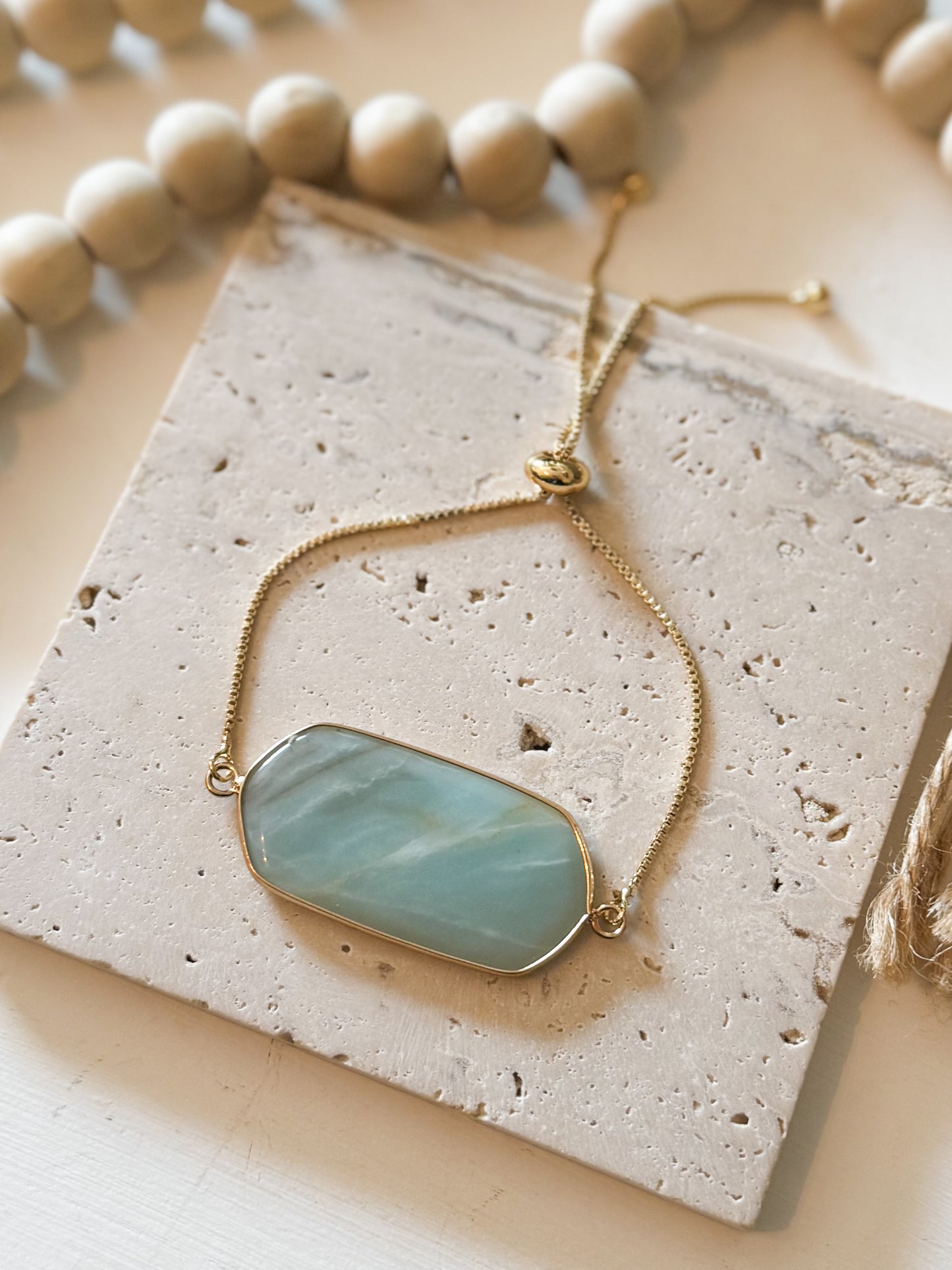 The Amazonite Minimalist Bracelet
