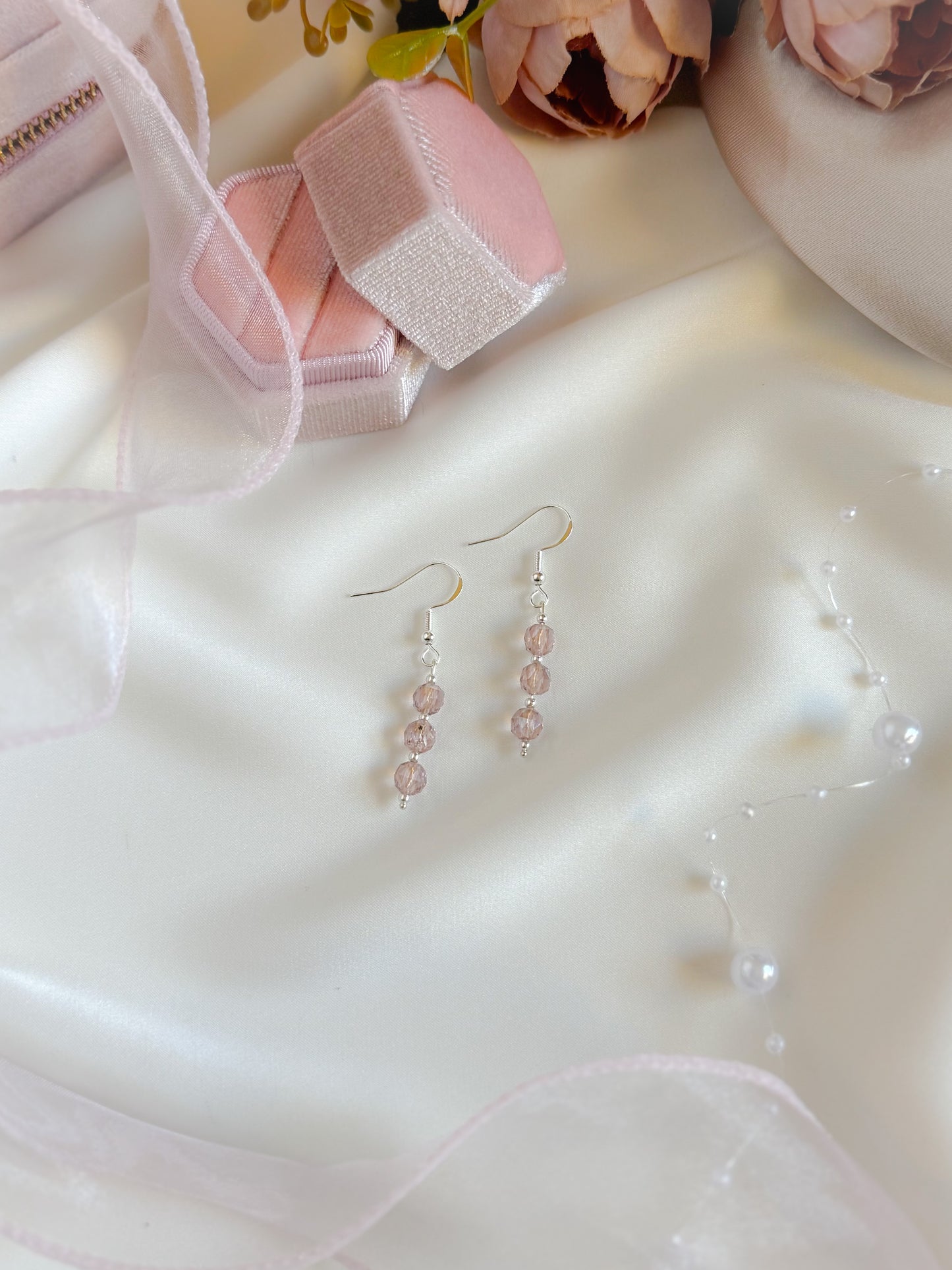 The Pink Noël Drop Earrings