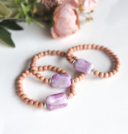 The Lilac Bloom Bracelet