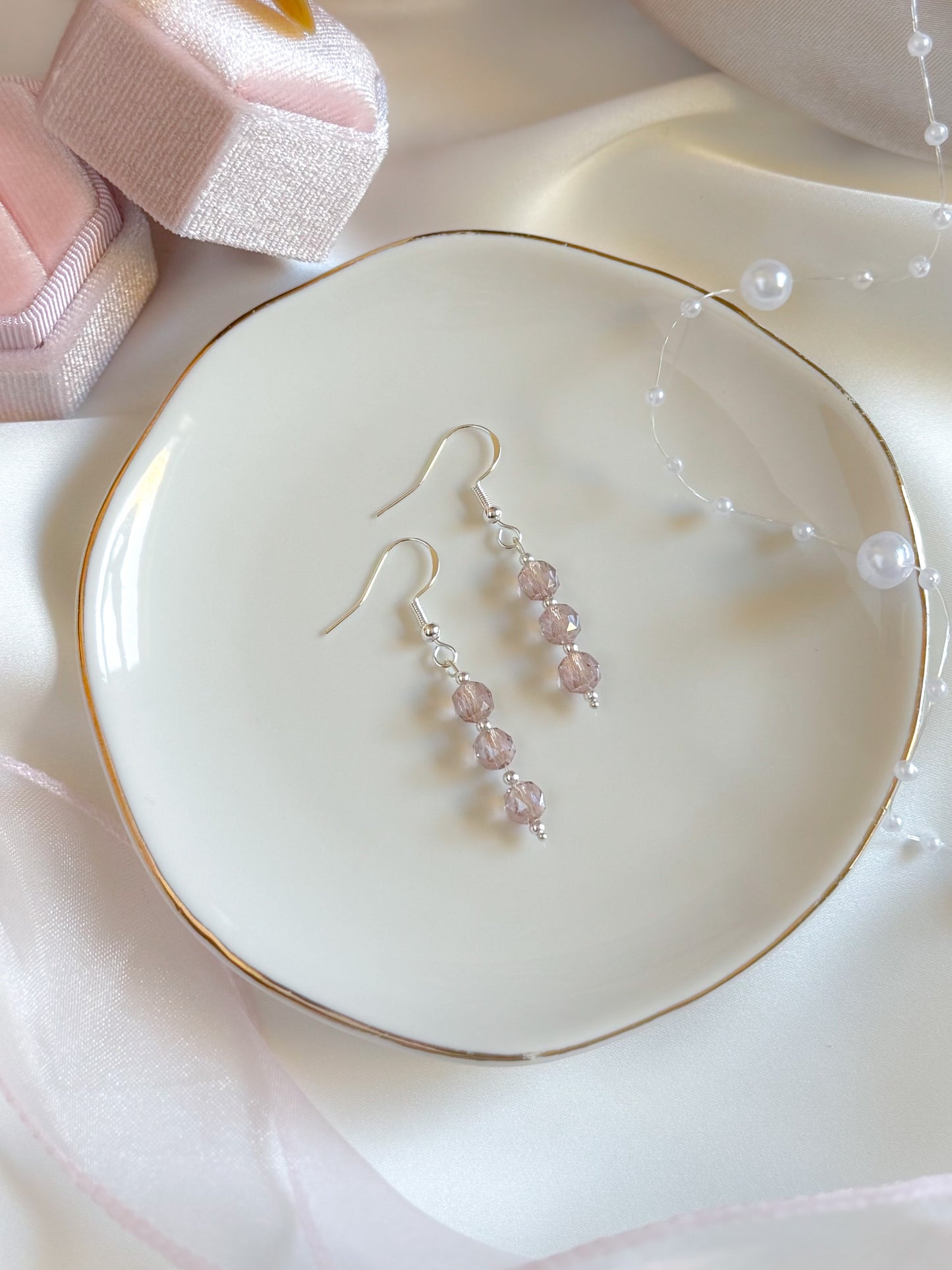 The Pink Noël Drop Earrings