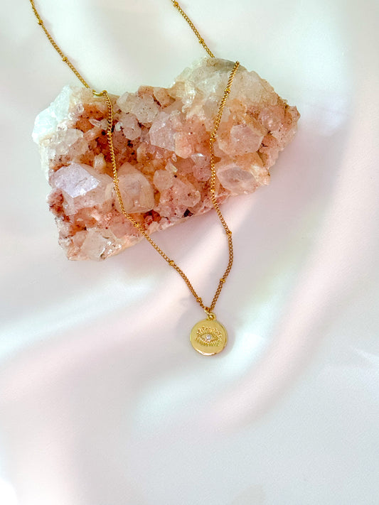 The Aurelia Necklace ~ Evil Eye