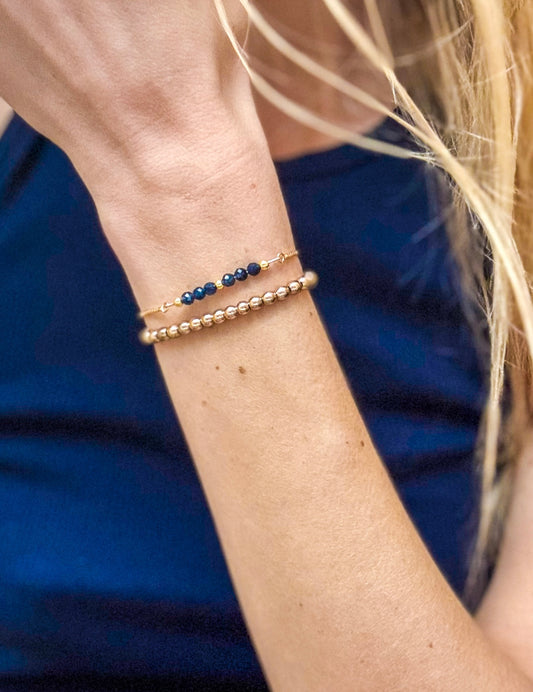 The Birthstone Gold Minimalist Bracelets