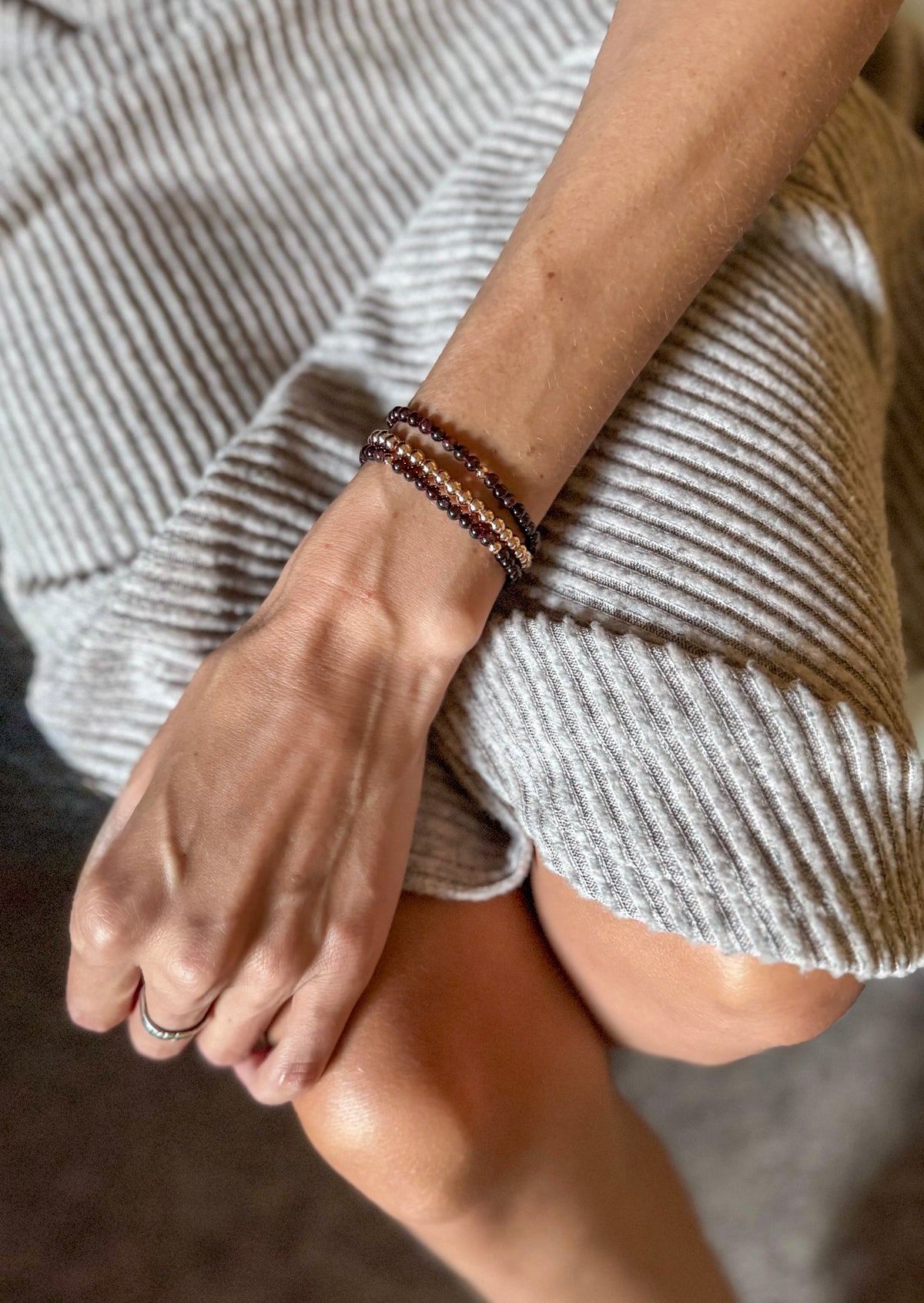 The Mini Merlot Bracelet