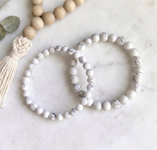 The Howlite Calming Bracelets *Unisex