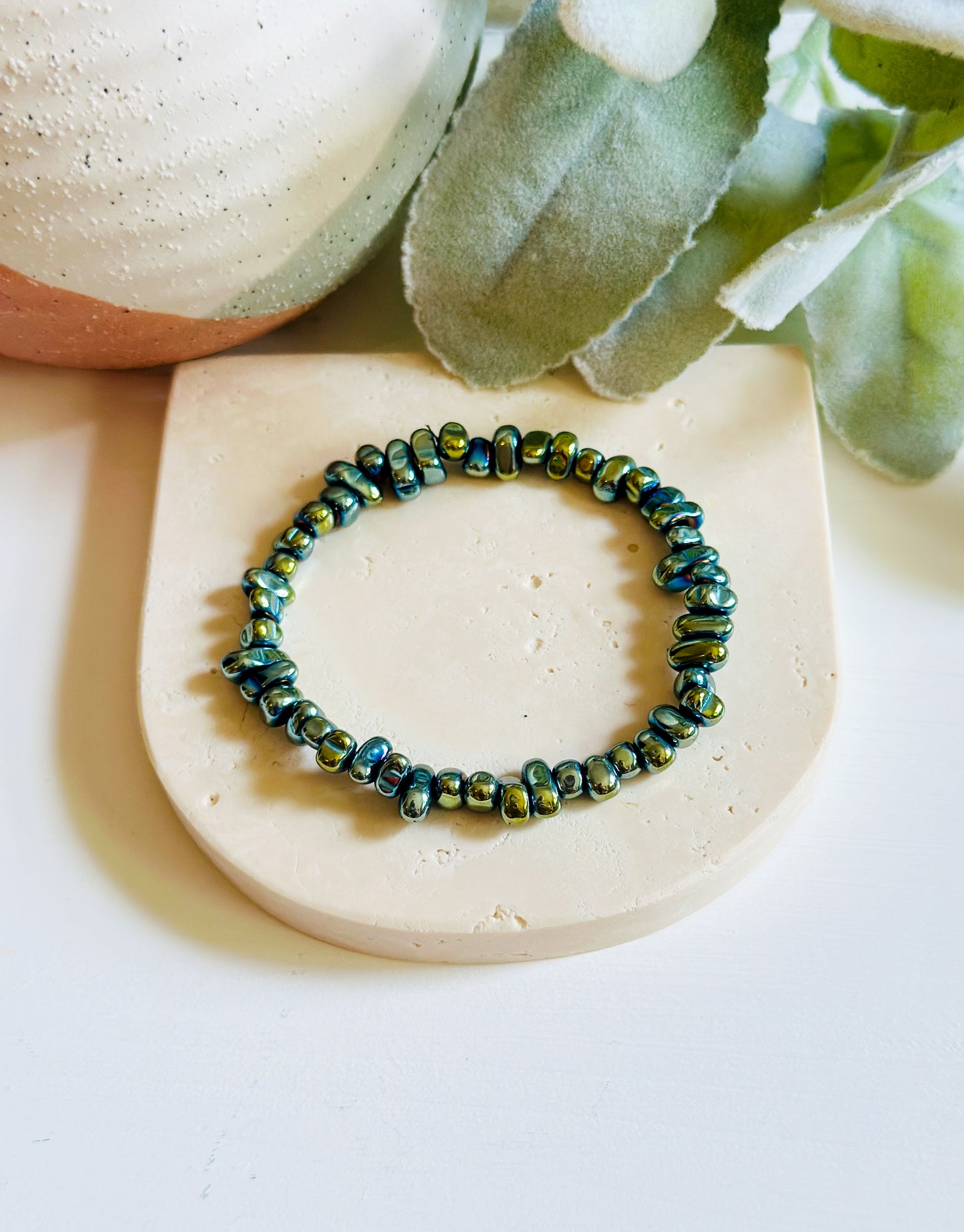 The Glimmering Sage Bracelet