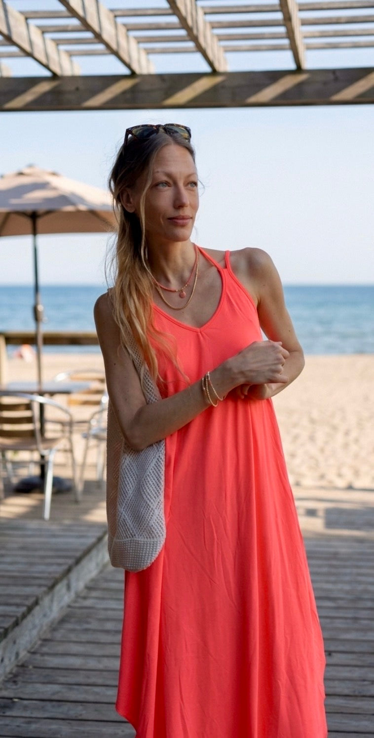 The Peach Coral Oceana Necklace
