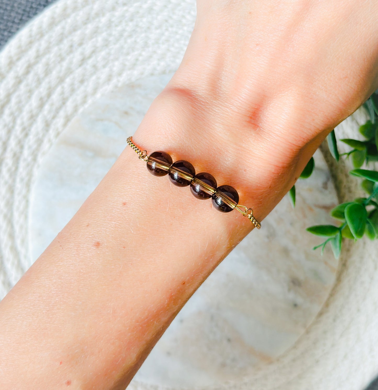 Bronze minimalist bracelet