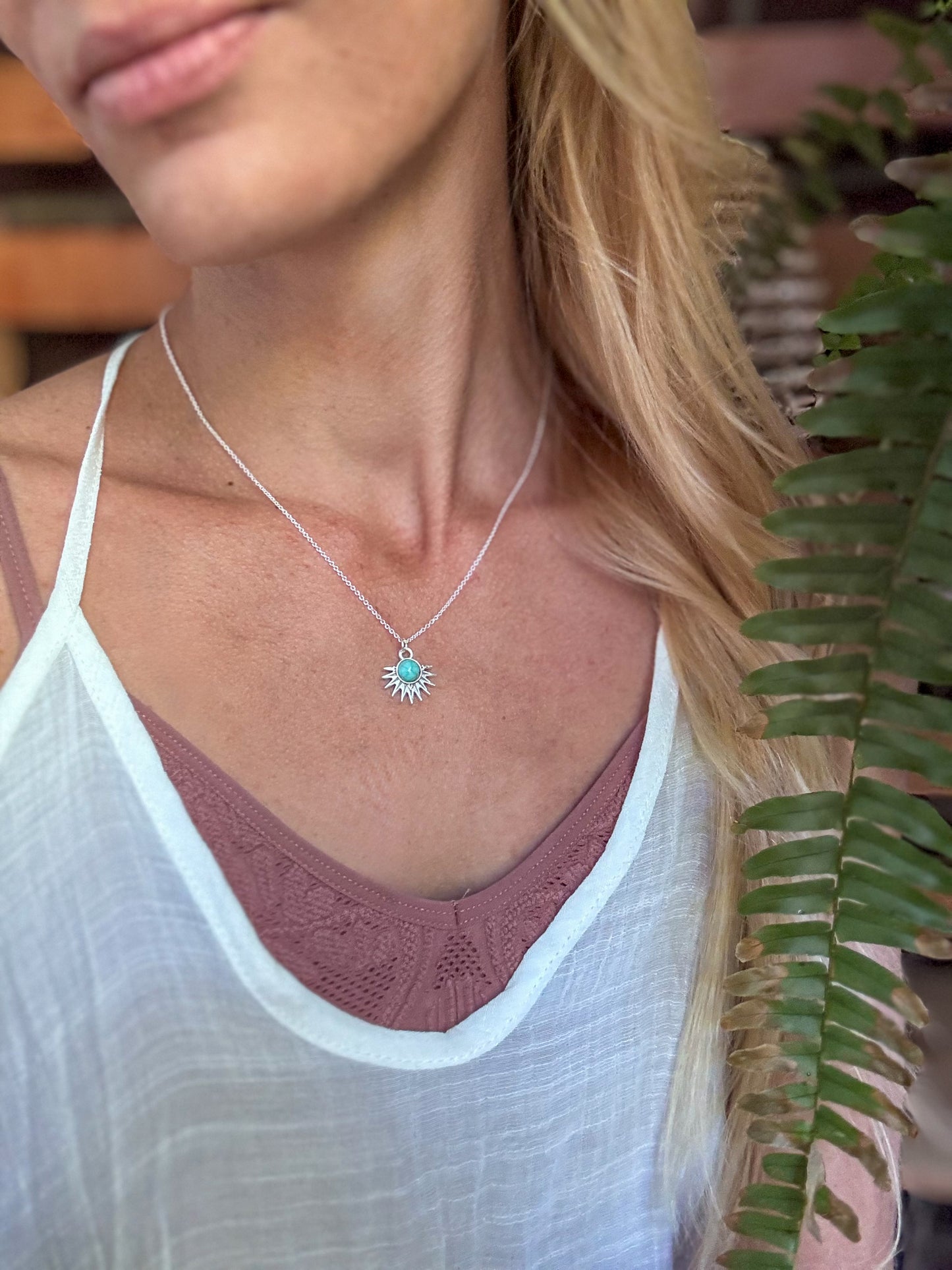 The Turquoise Ray Necklace