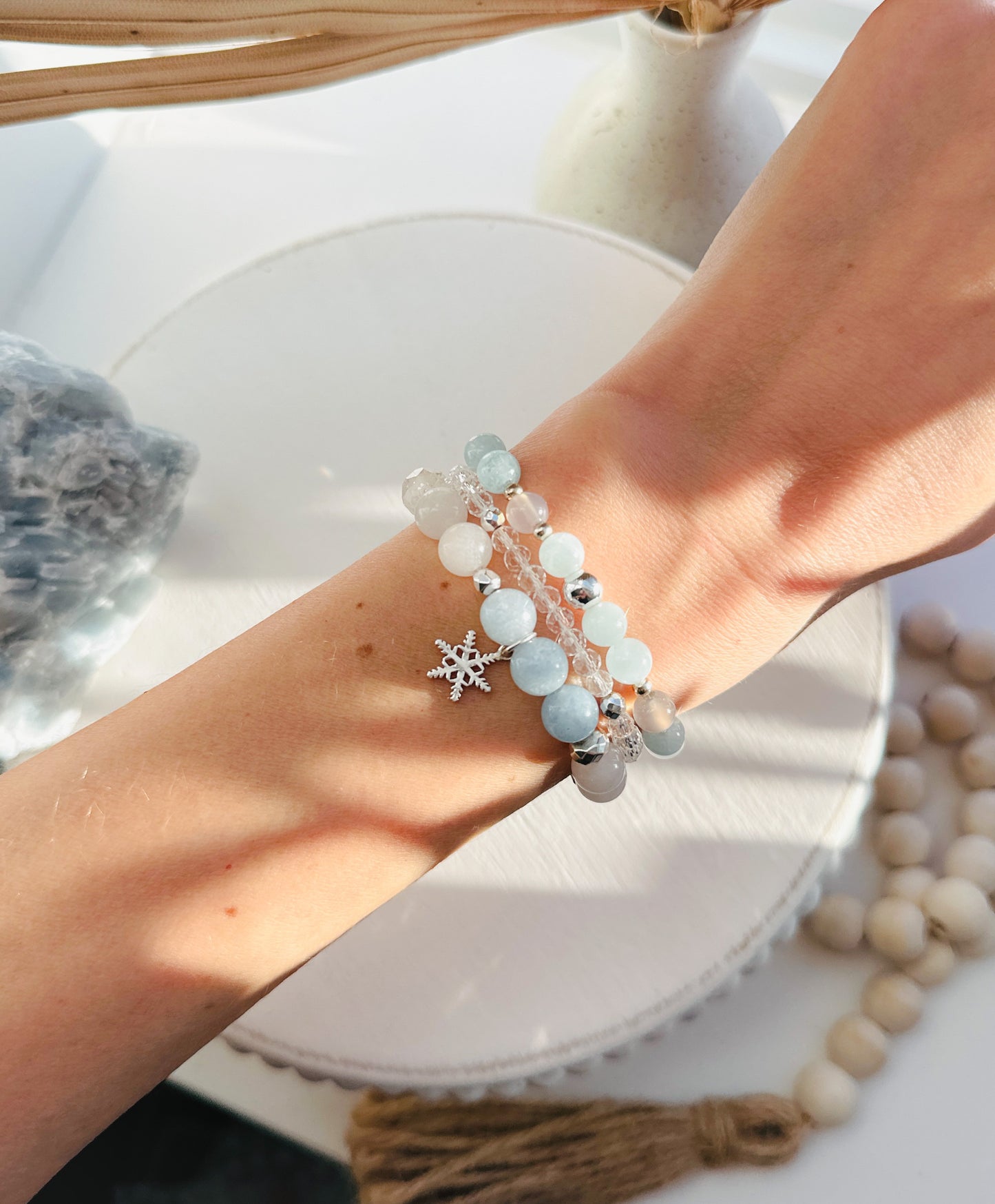 The Snowflake bracelet set