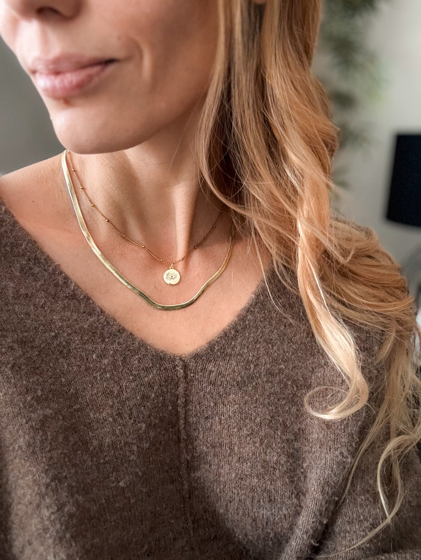 The Aurelia Necklace ~ Evil Eye