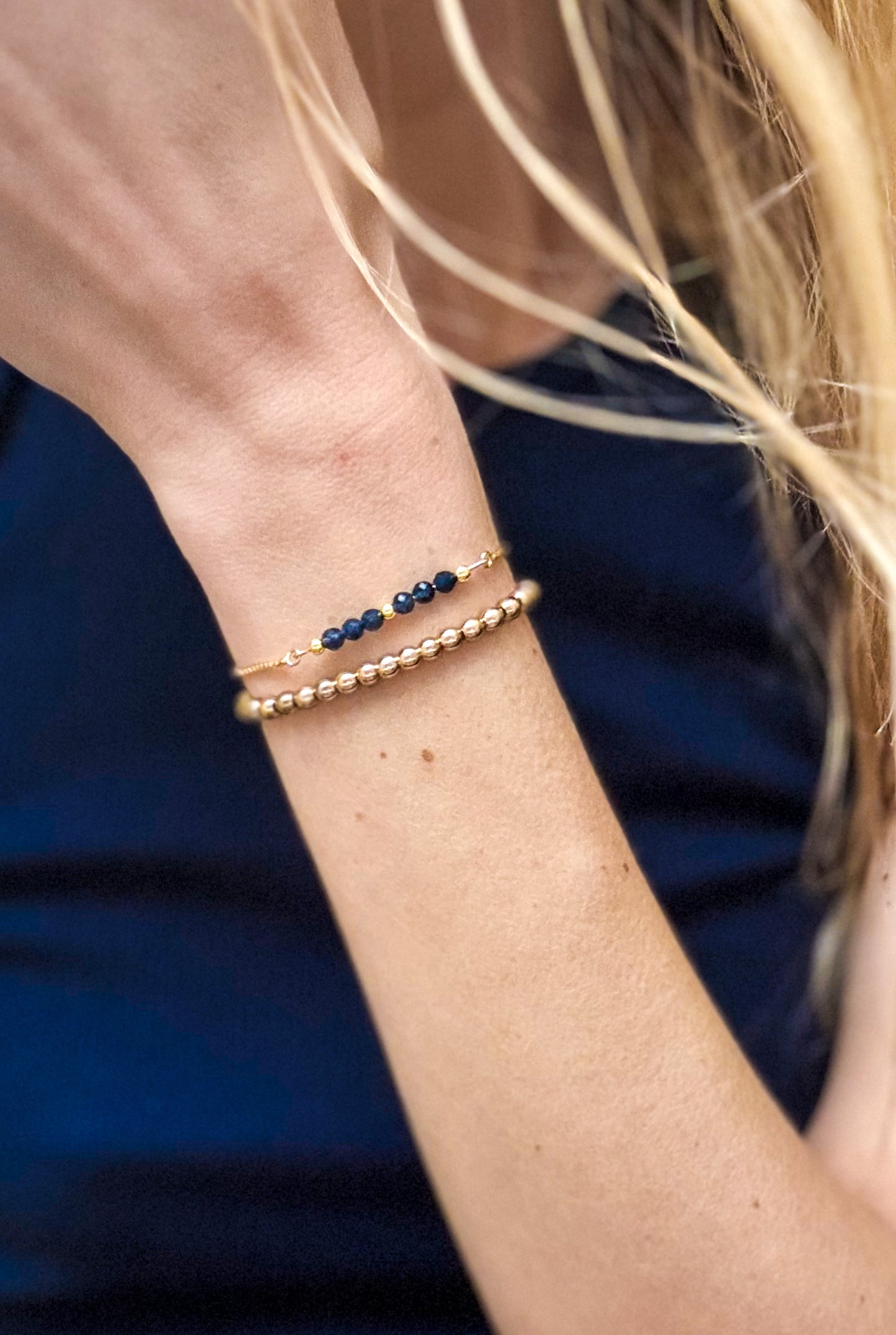 The Birthstone Gold Minimalist Bracelets