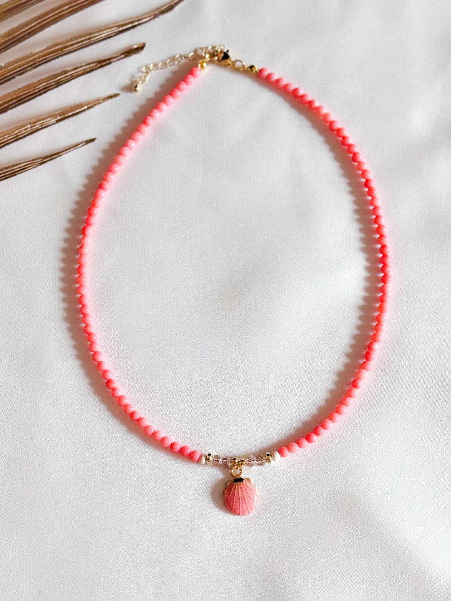 The Peach Coral Oceana Necklace