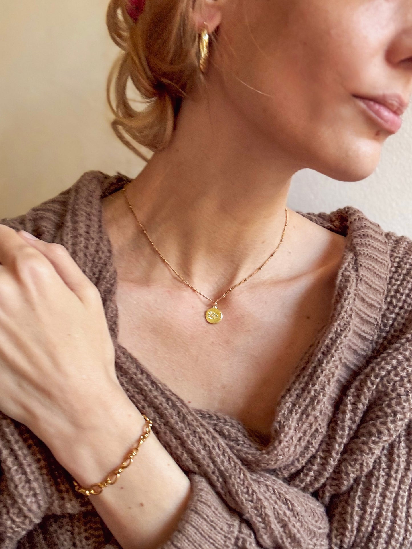 The Aurelia Necklace ~ Evil Eye