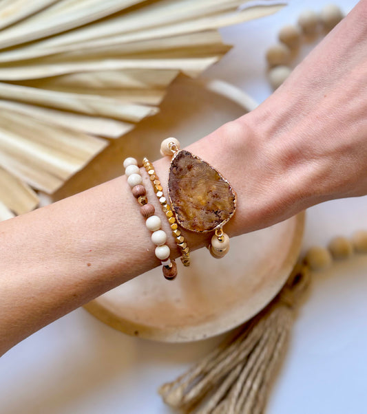 The Oat & Amber Bracelet