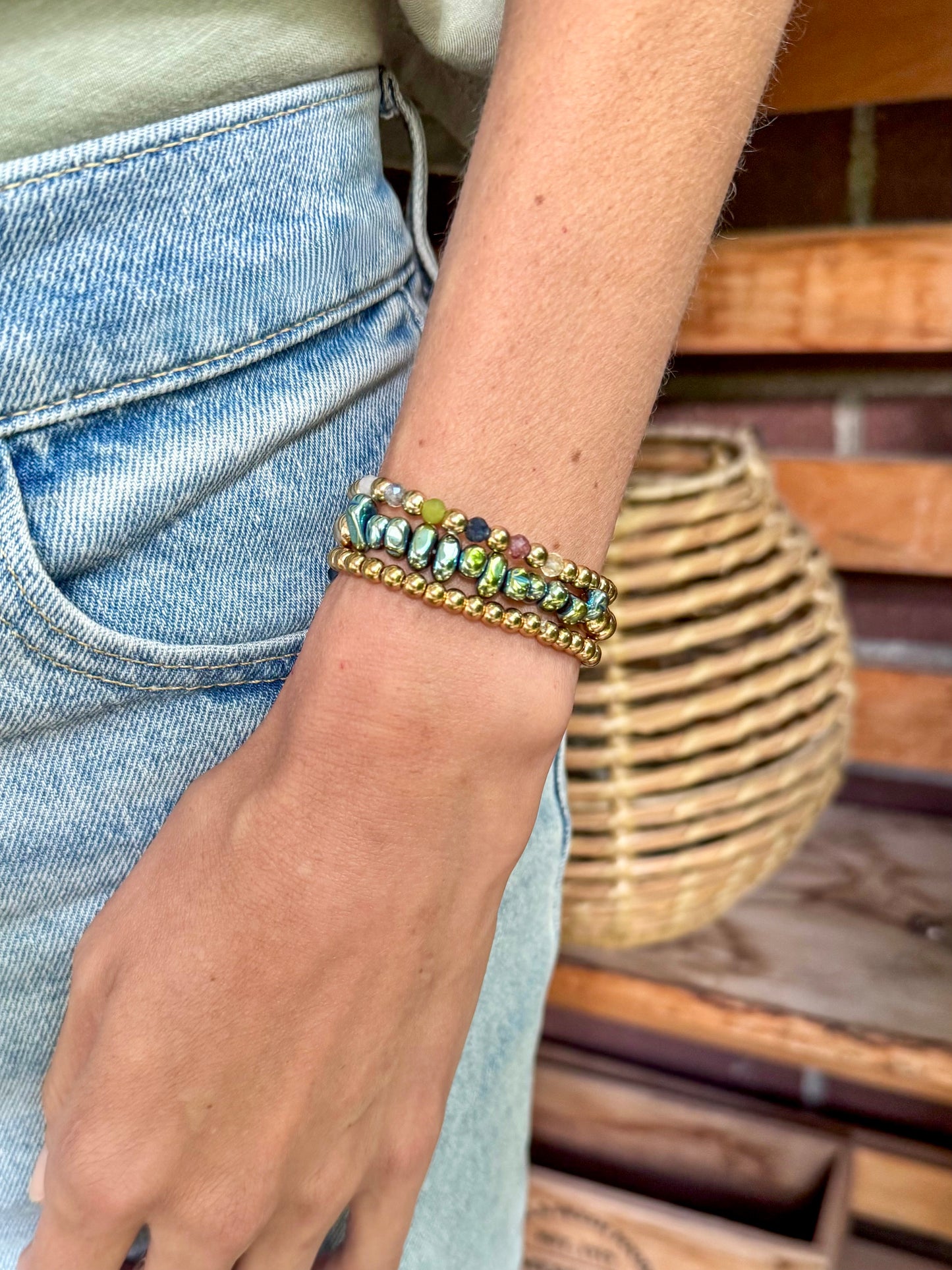 The Glimmering Sage Bracelet