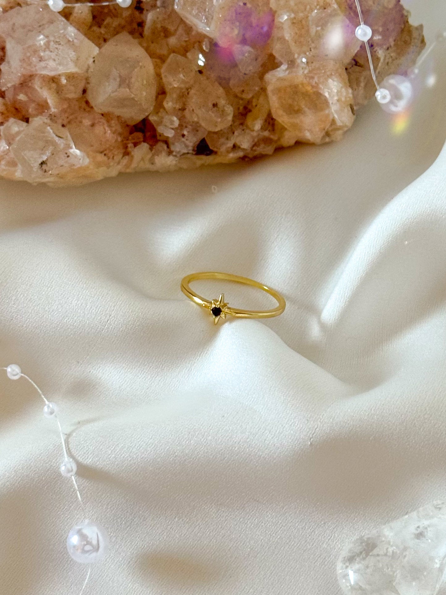The Celestial Gold Star Ring