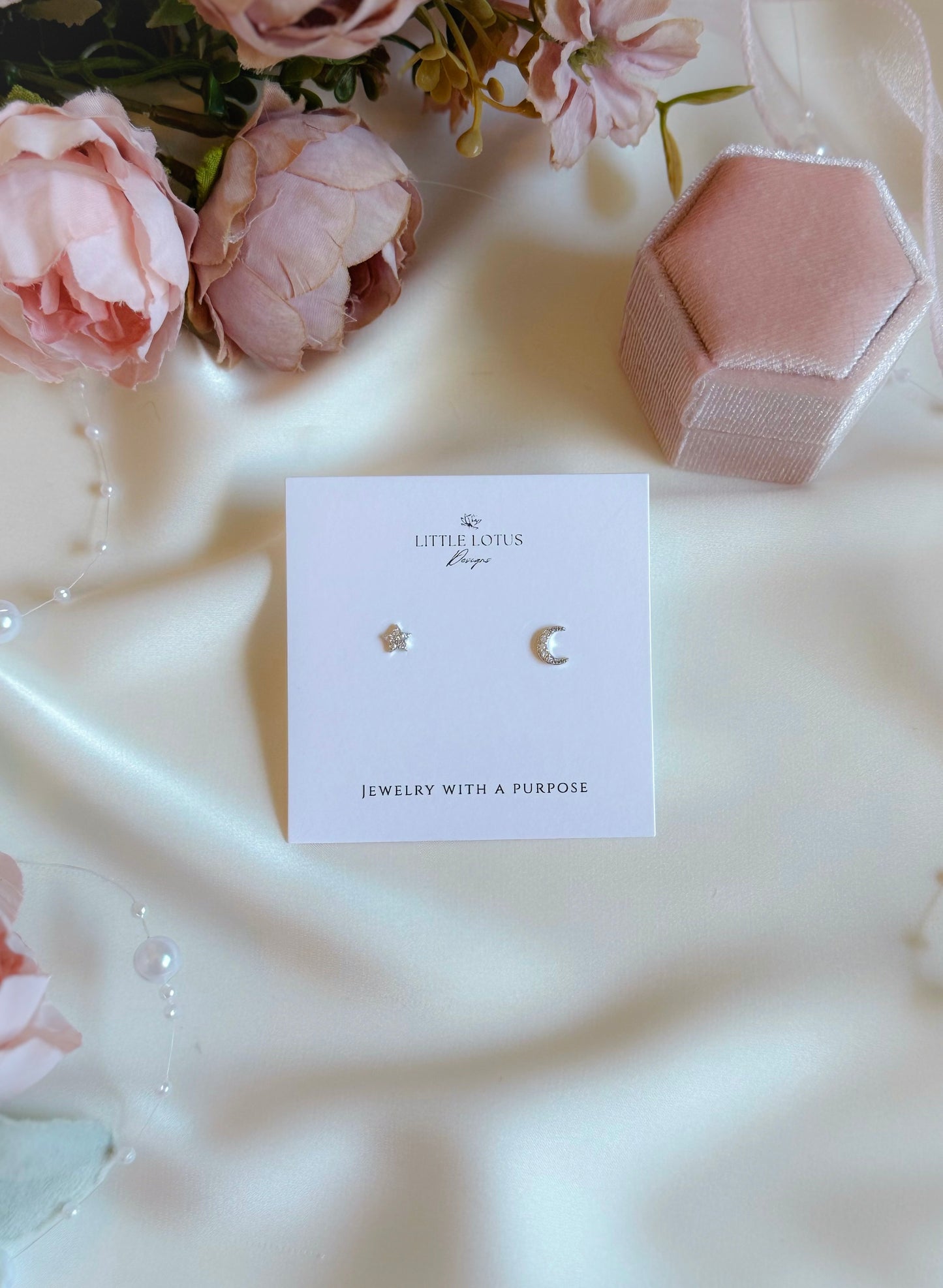 The Moon & The Stars Studs