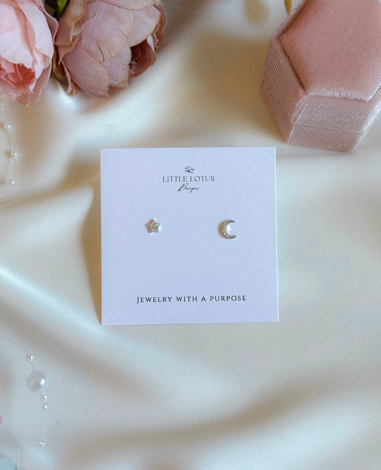The Moon & The Stars Studs