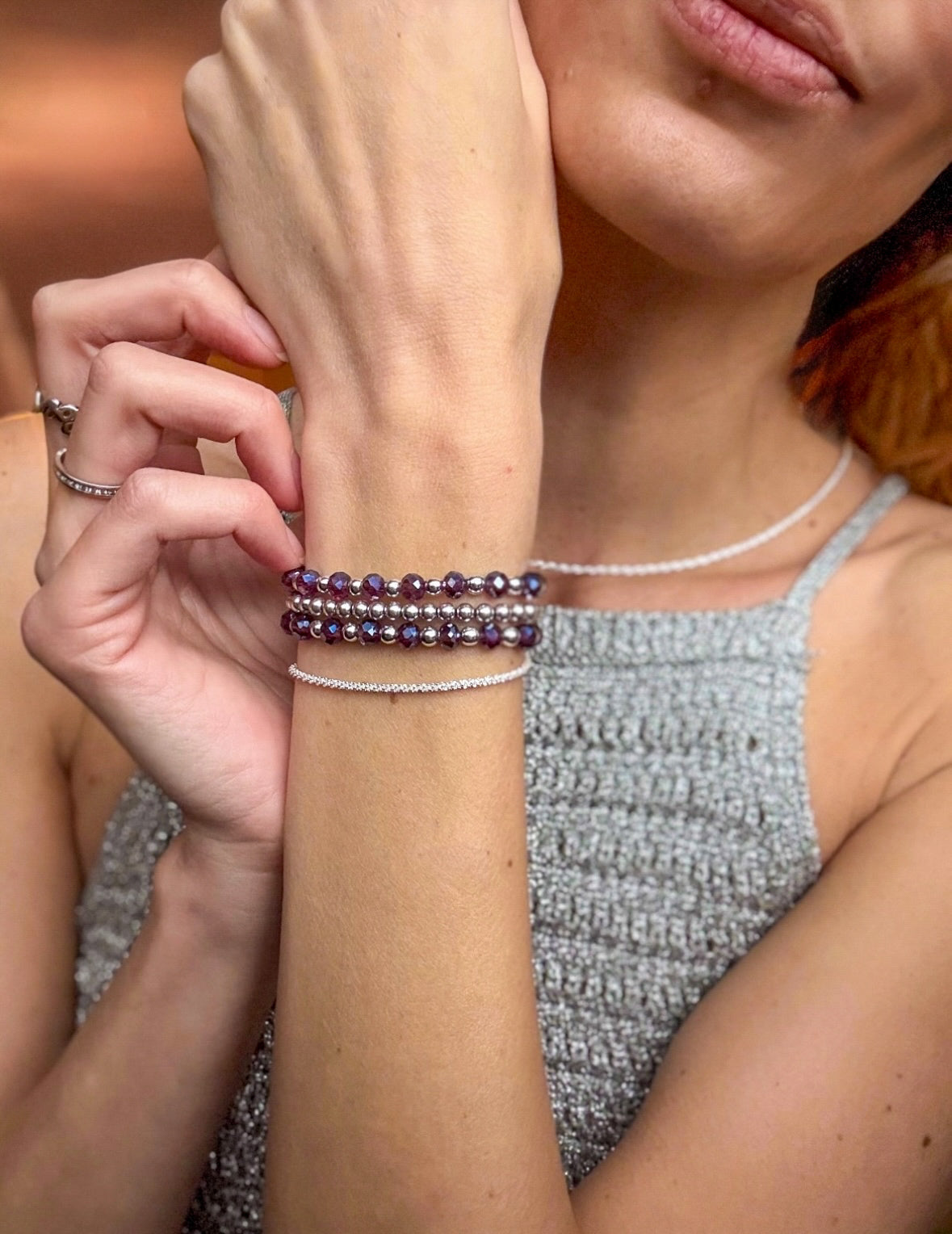 The Violet Veil Bracelet