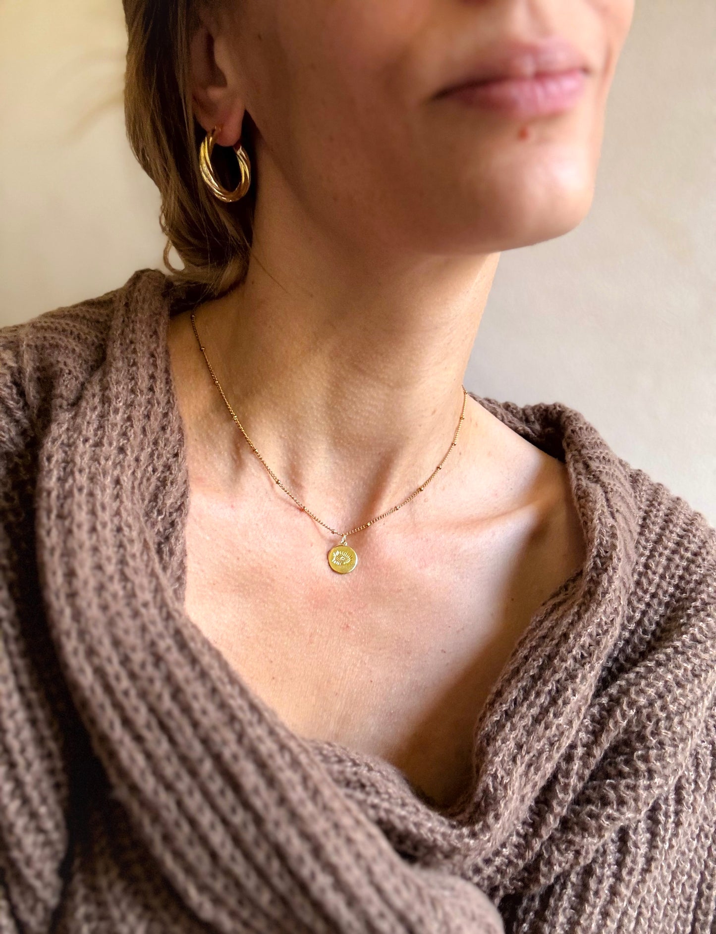 The Aurelia Necklace ~ Evil Eye