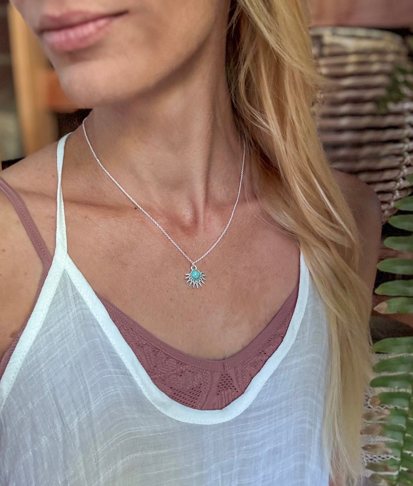 The Turquoise Ray Necklace