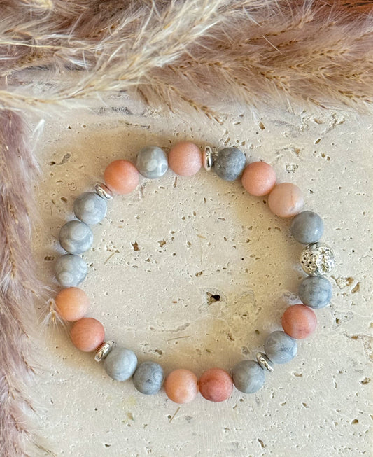 The Peach Pebble Beach Bracelet