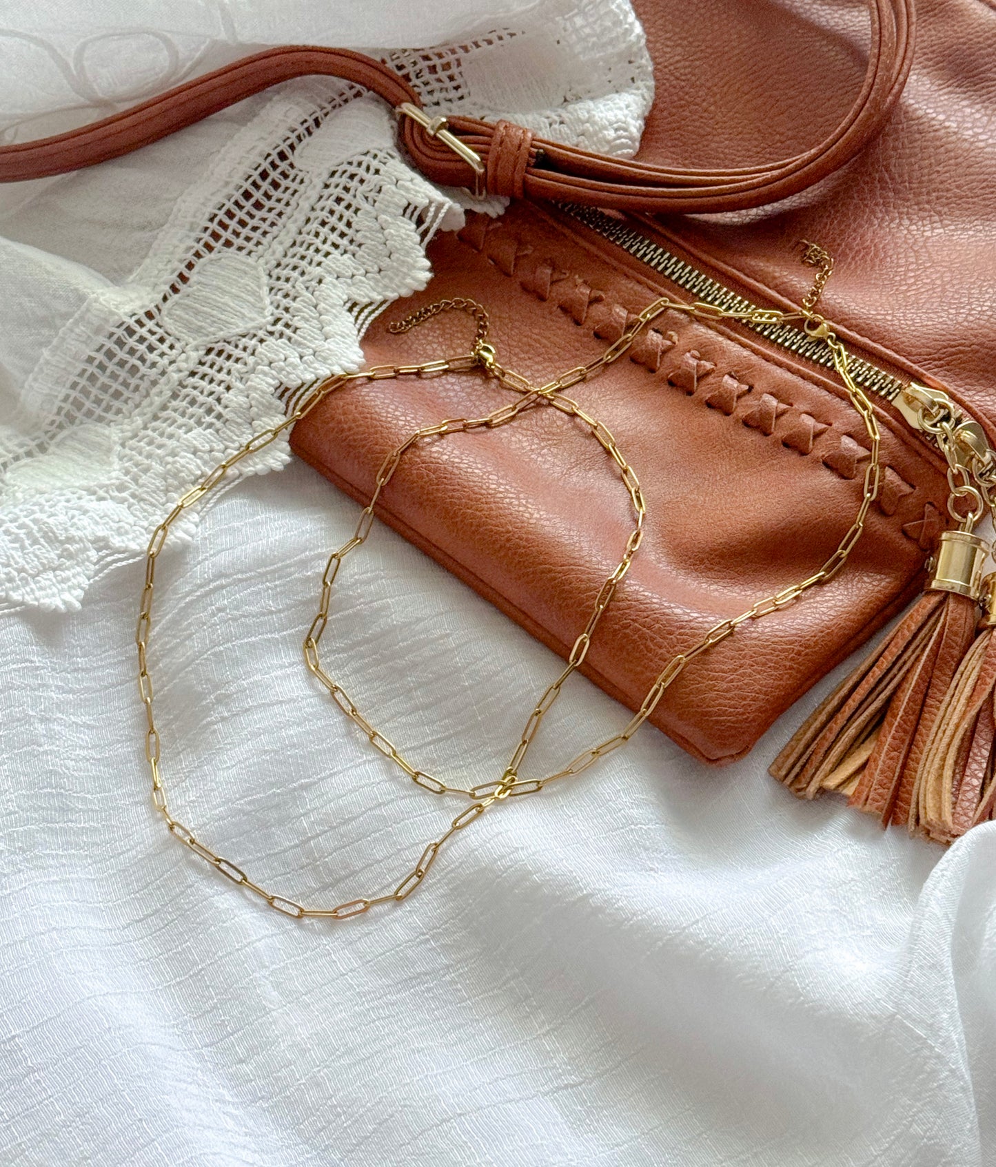 The Portia Paperclip Necklace