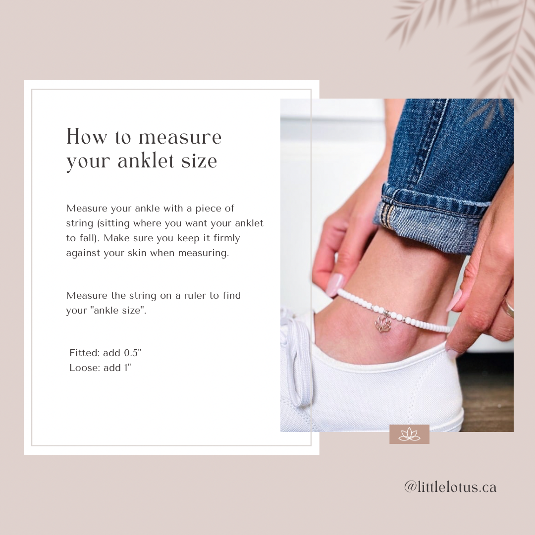 Create your own stretch anklet