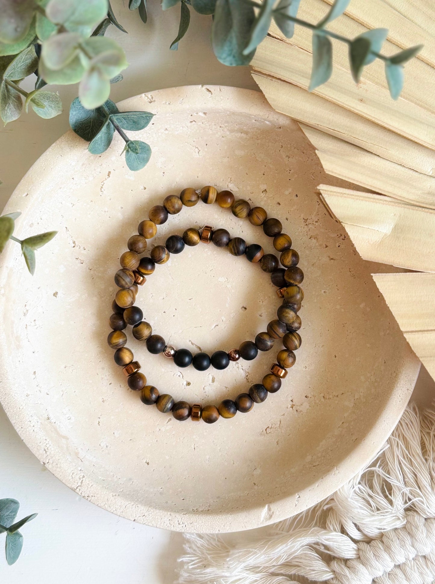 The Amber Tranquility Bracelet Set