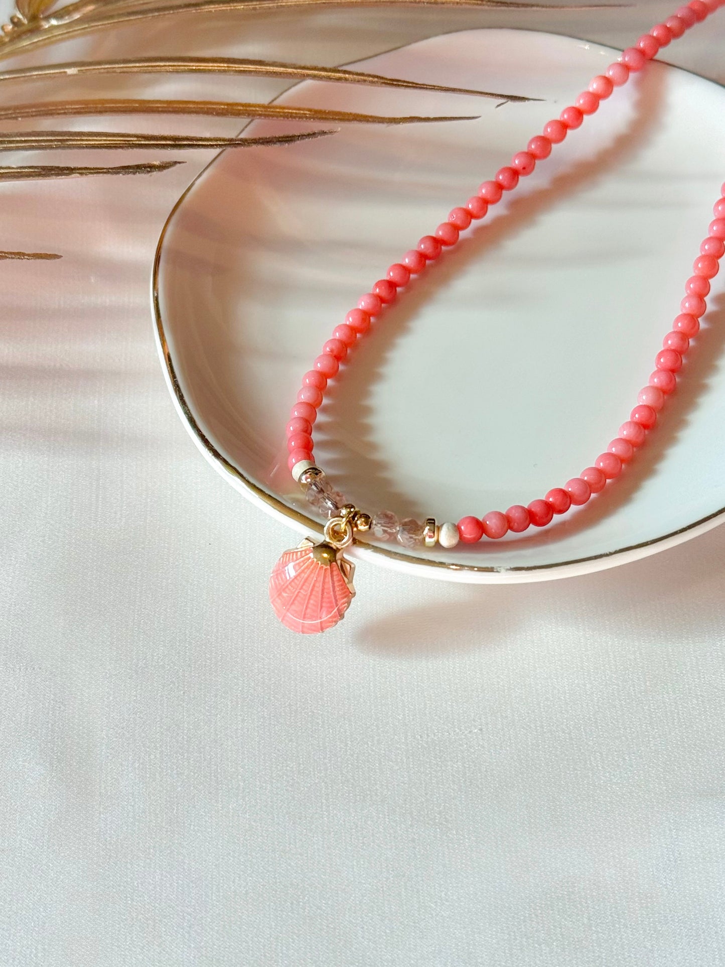 The Peach Coral Oceana Necklace