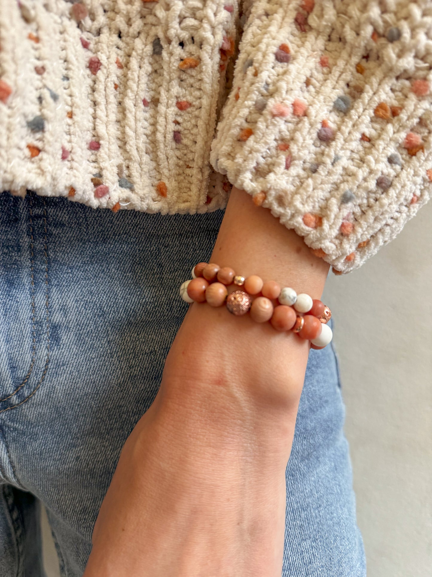 The Peach Tree Bracelet set