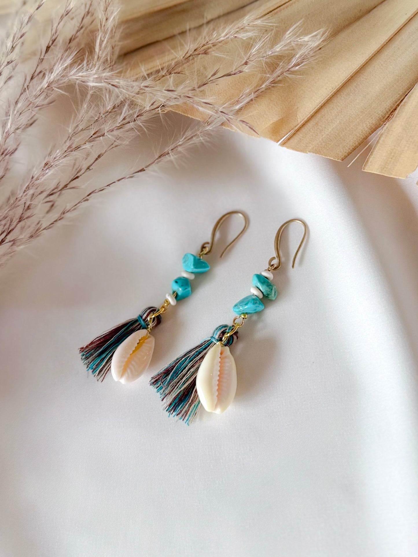 The Tulum Tassel Earrings