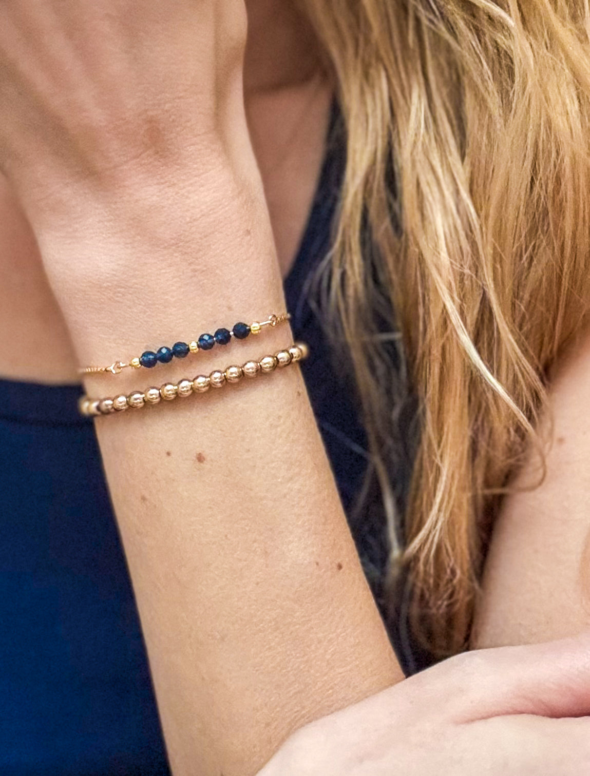 The Birthstone Gold Minimalist Bracelets
