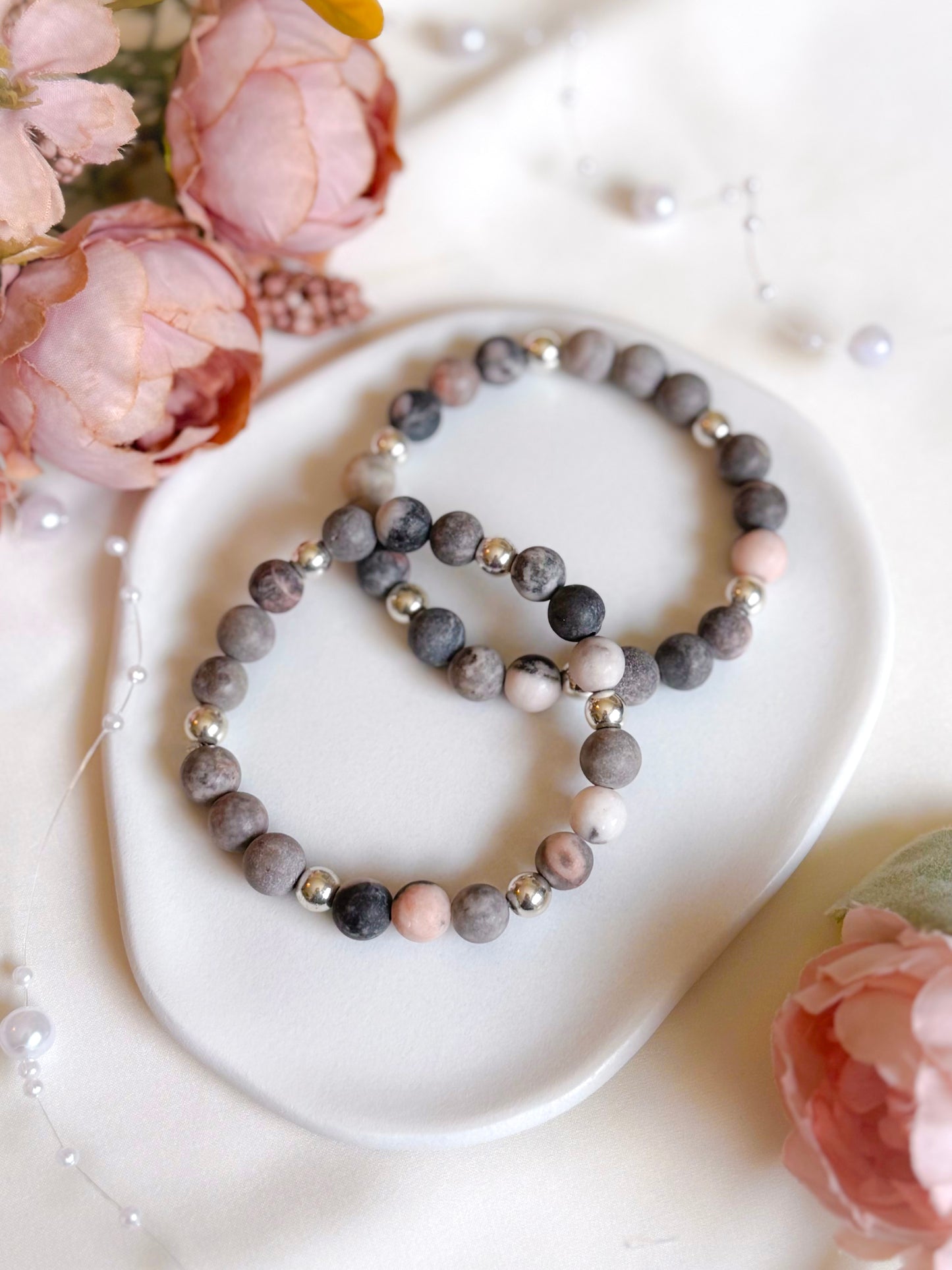 The Grey Dawn Jasper Bracelet
