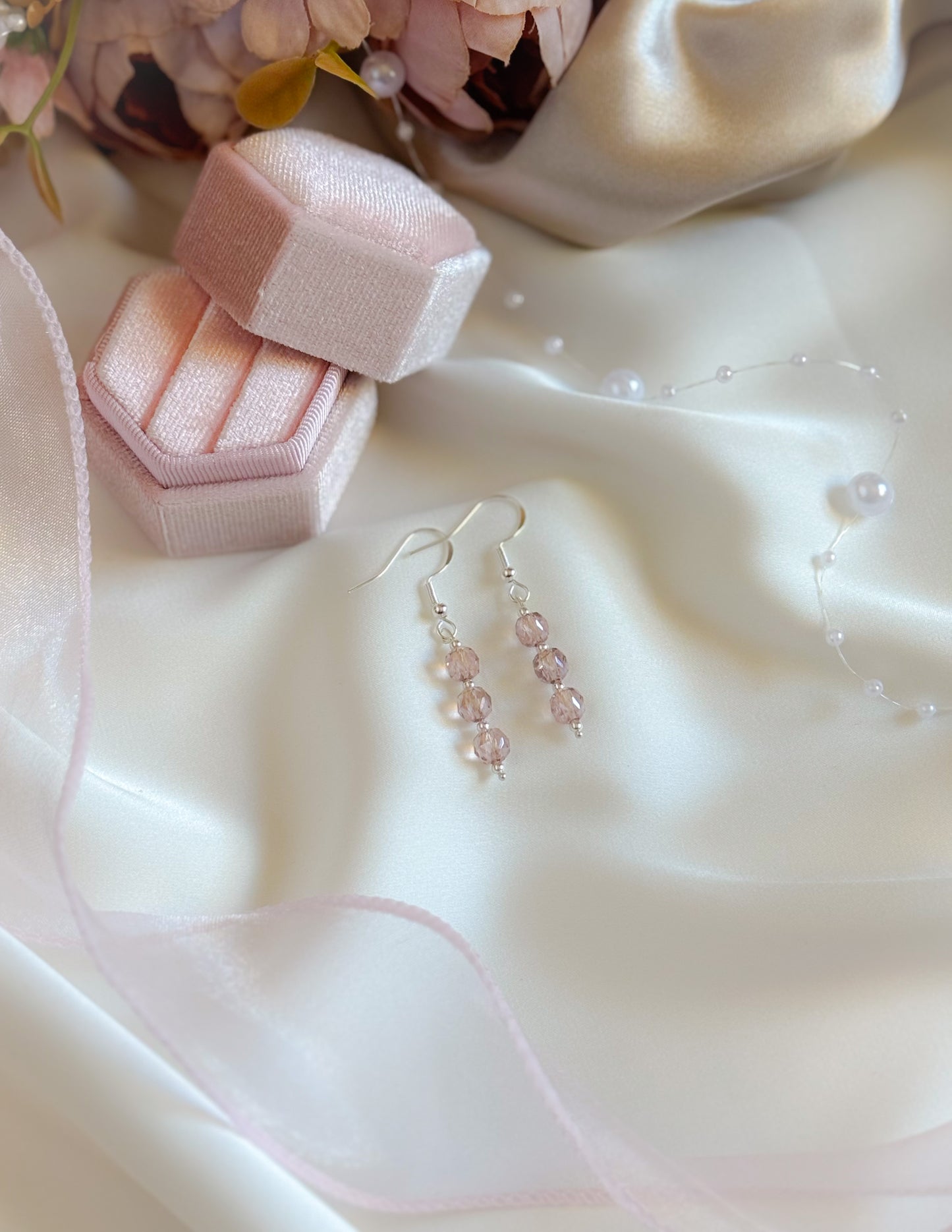 The Pink Noël Drop Earrings