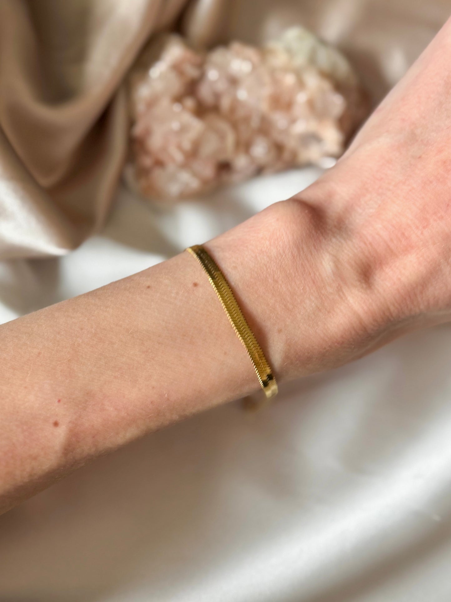 The Isabella Herringbone Bracelet
