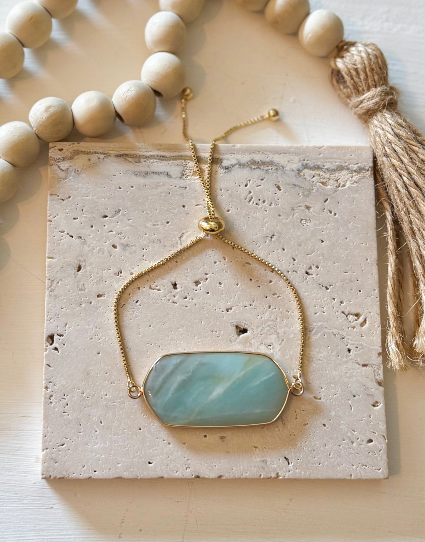 The Amazonite Minimalist Bracelet