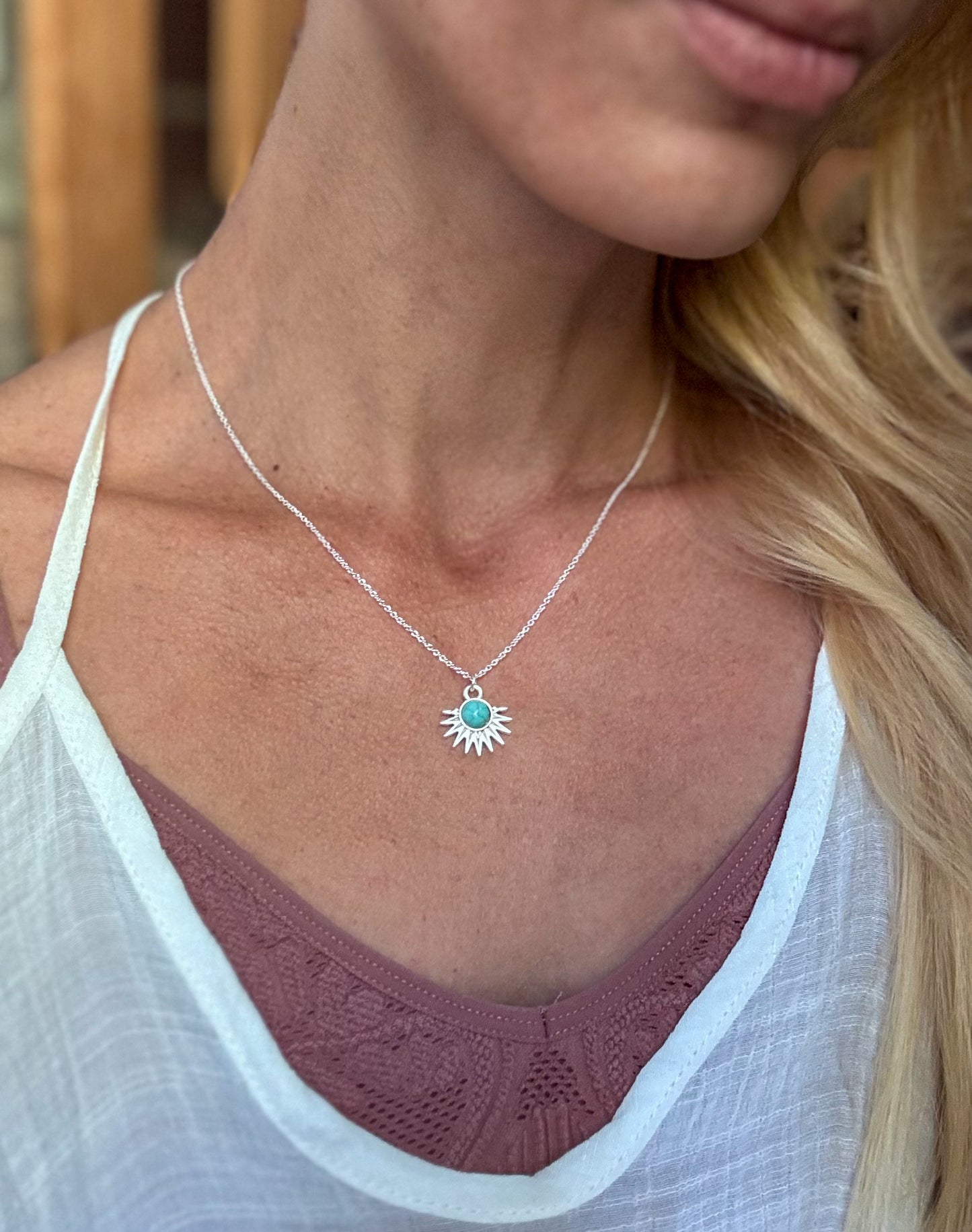 The Turquoise Ray Necklace