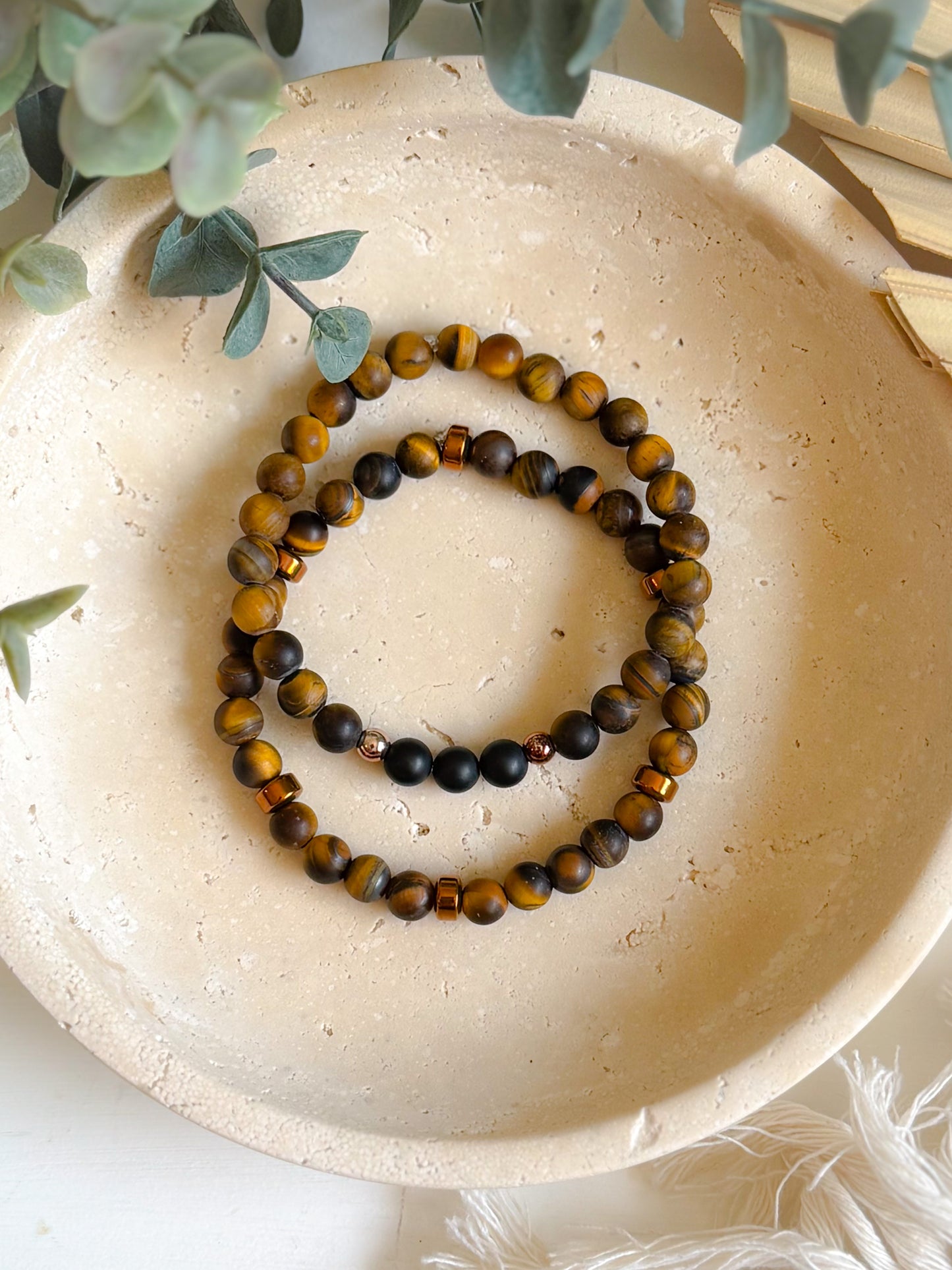 The Amber Tranquility Bracelet Set