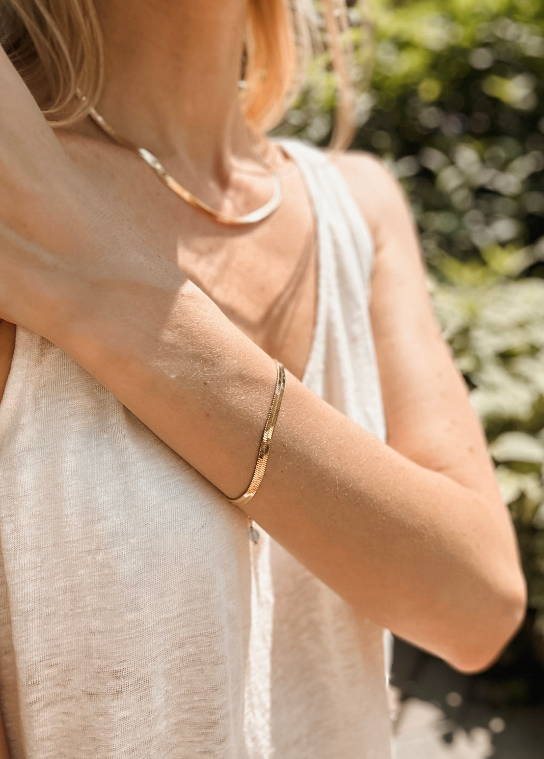 The Isabella Herringbone Bracelet