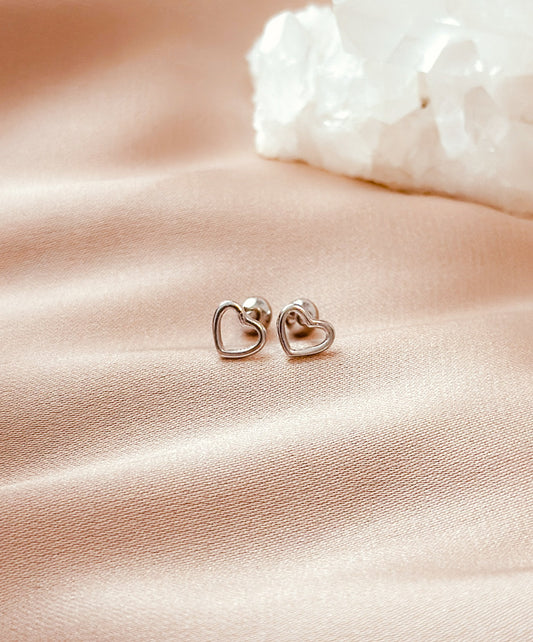 Heart studs