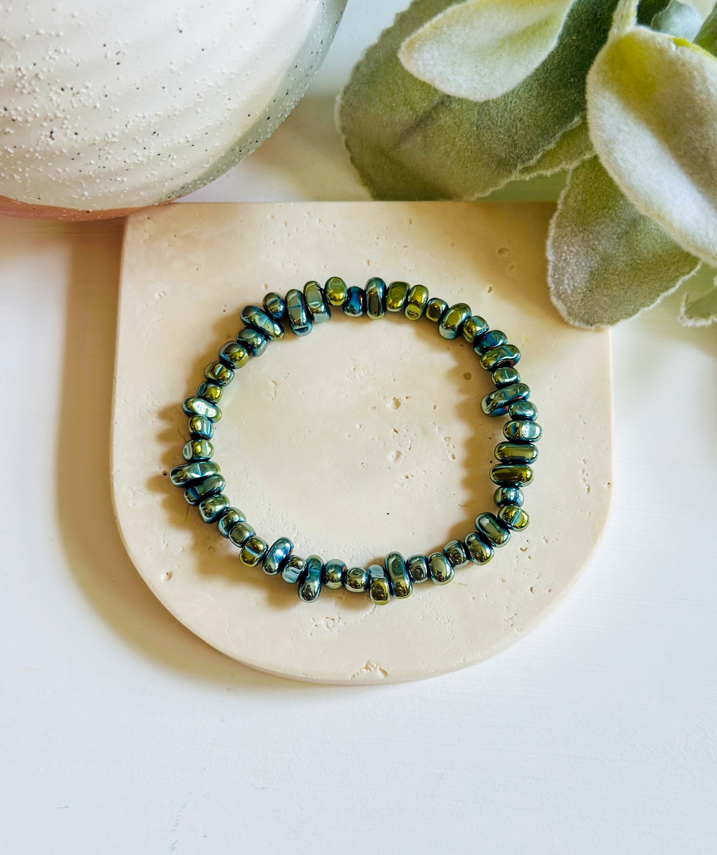 The Glimmering Sage Bracelet