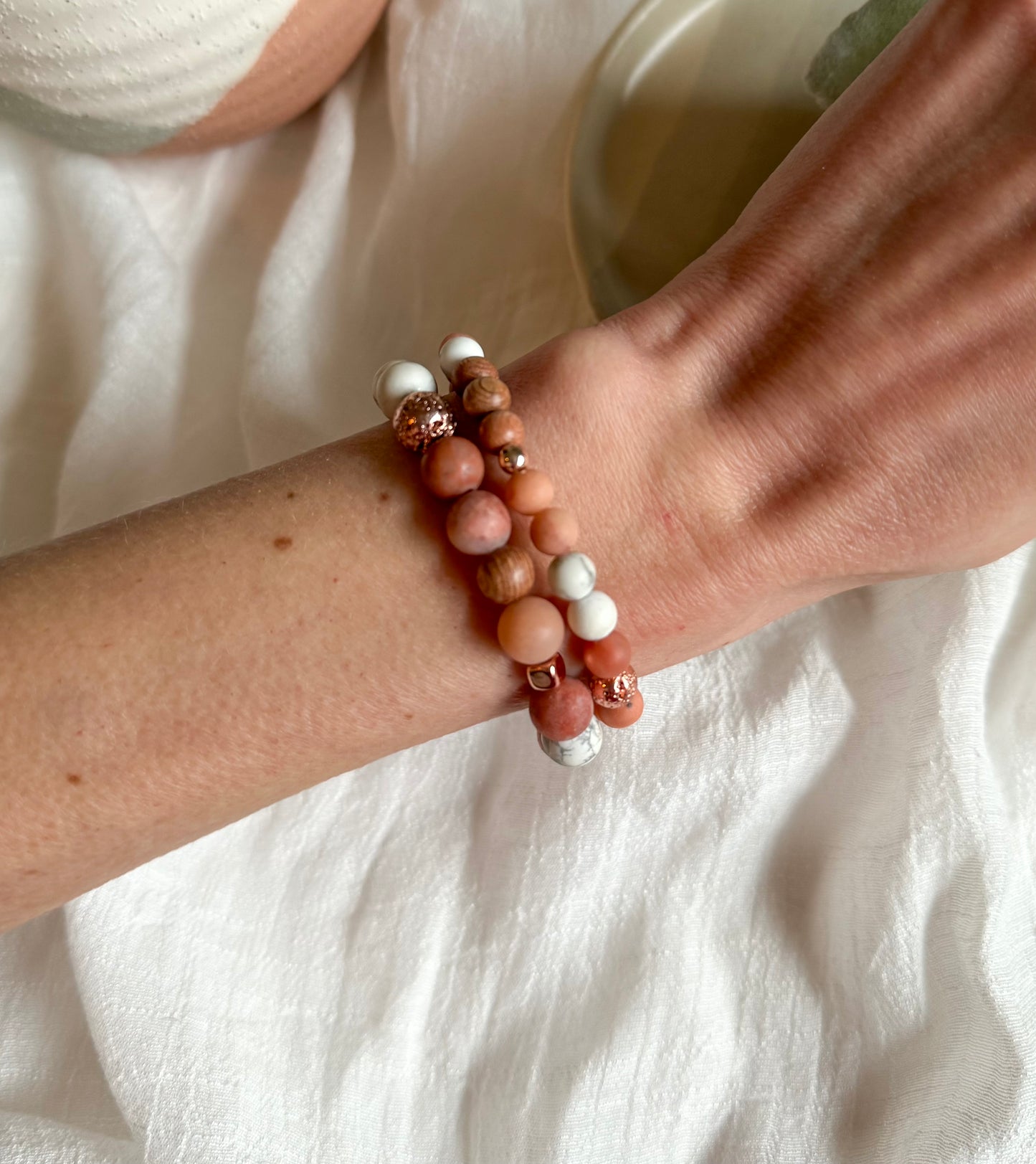 The Peach Tree Bracelet set