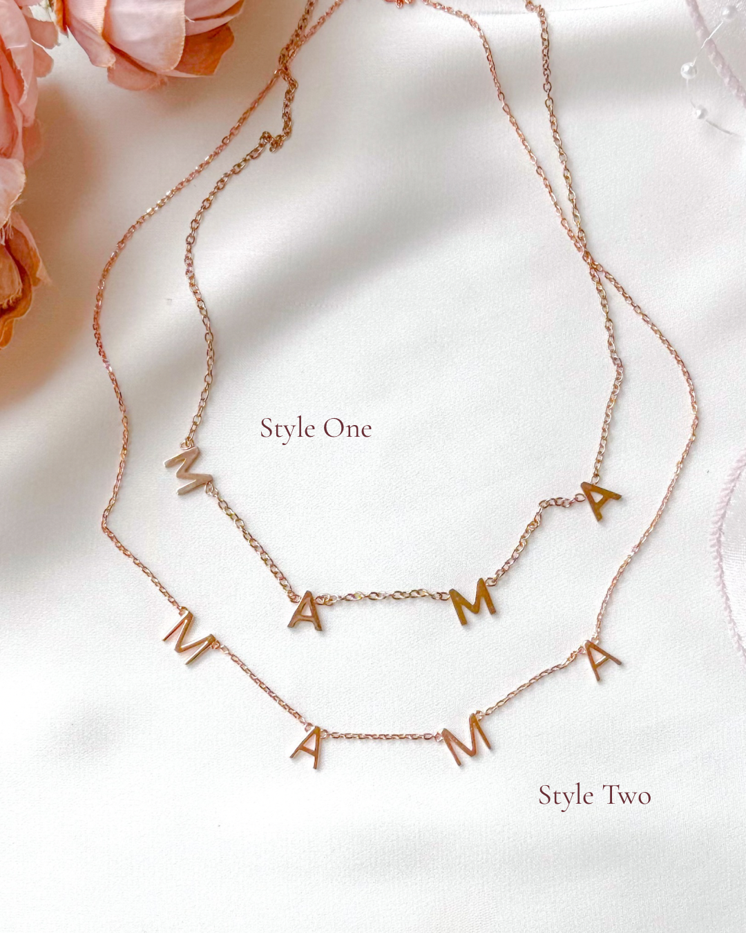 The Rose Gold Mama Necklace