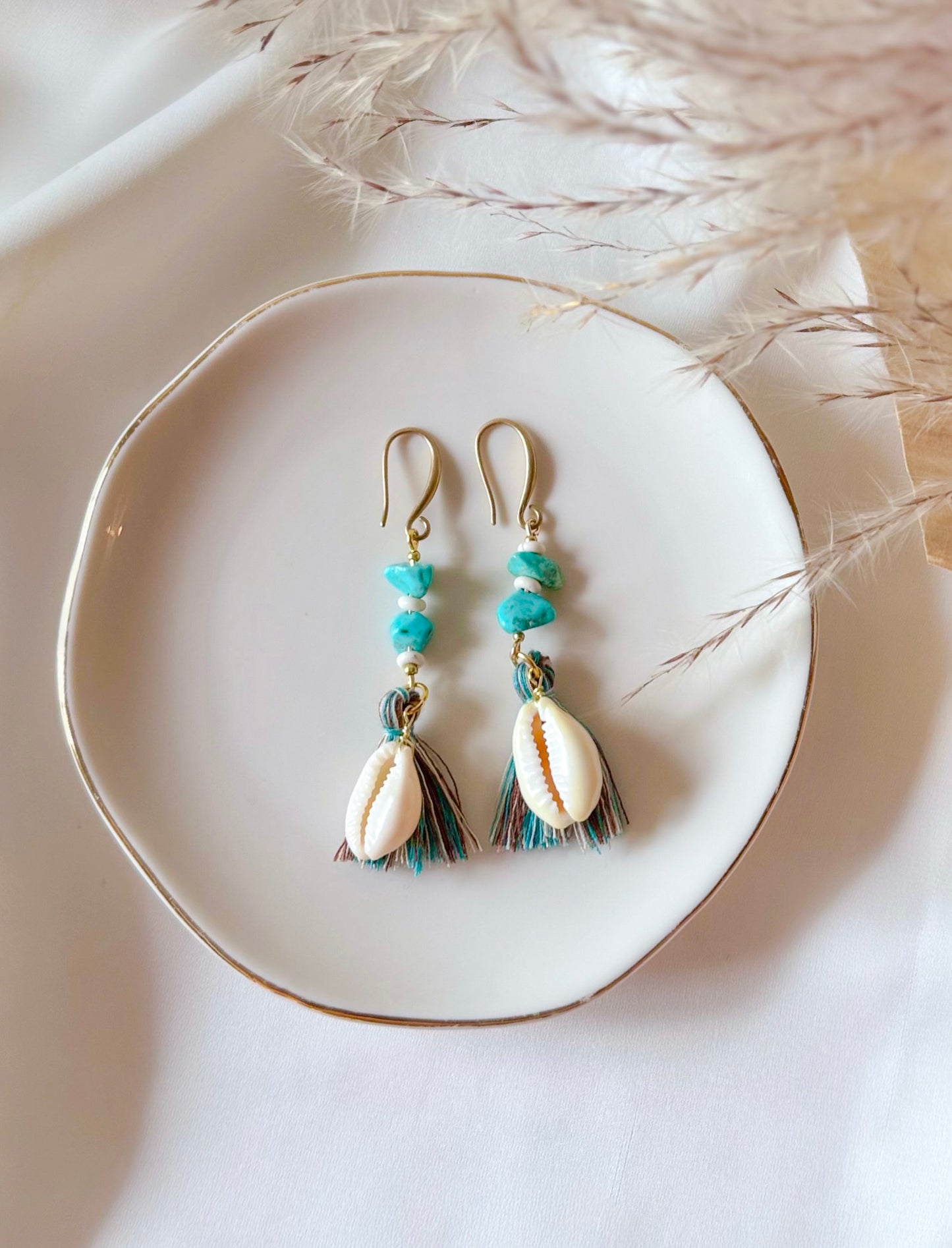 The Tulum Tassel Earrings