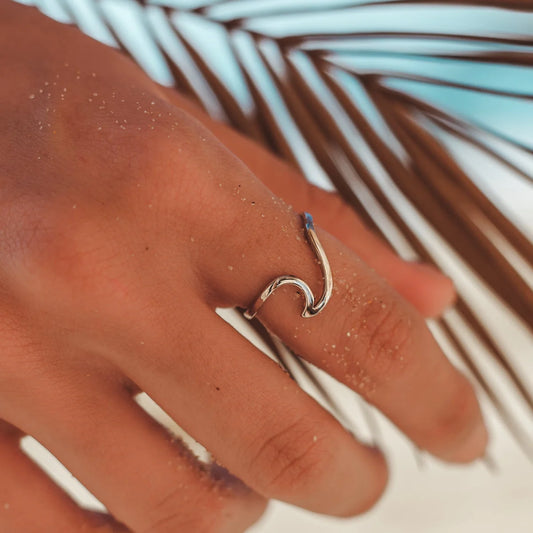 Silver Wave Ring