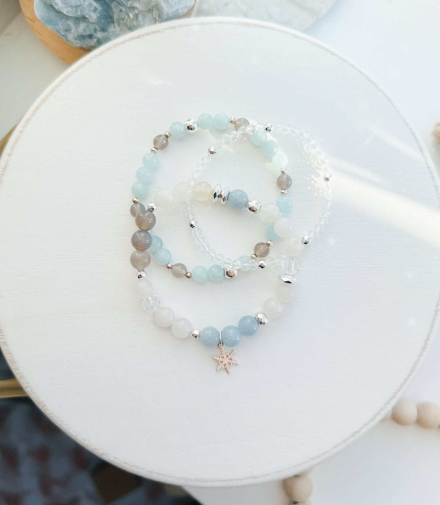 The Snowflake bracelet set